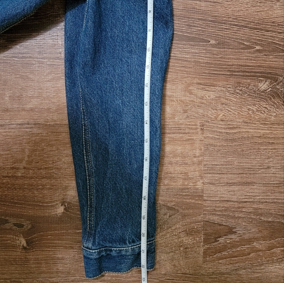 Kids, Wonder Nation Blue Jean Jacket, Large - Picture 7 of 10